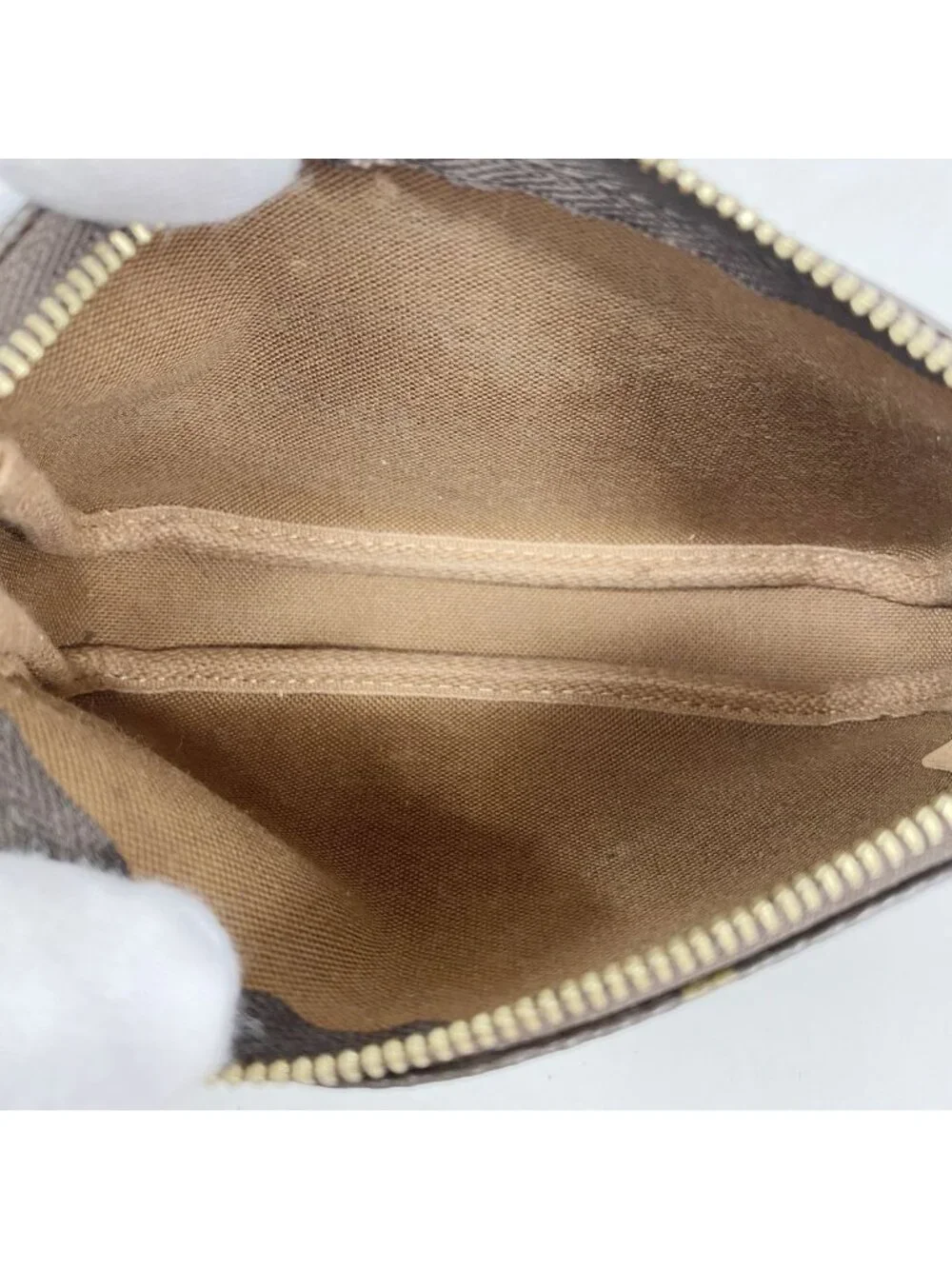 Louis Vuitton Pouch Monogram Mini Pochette Accessoires Brown
